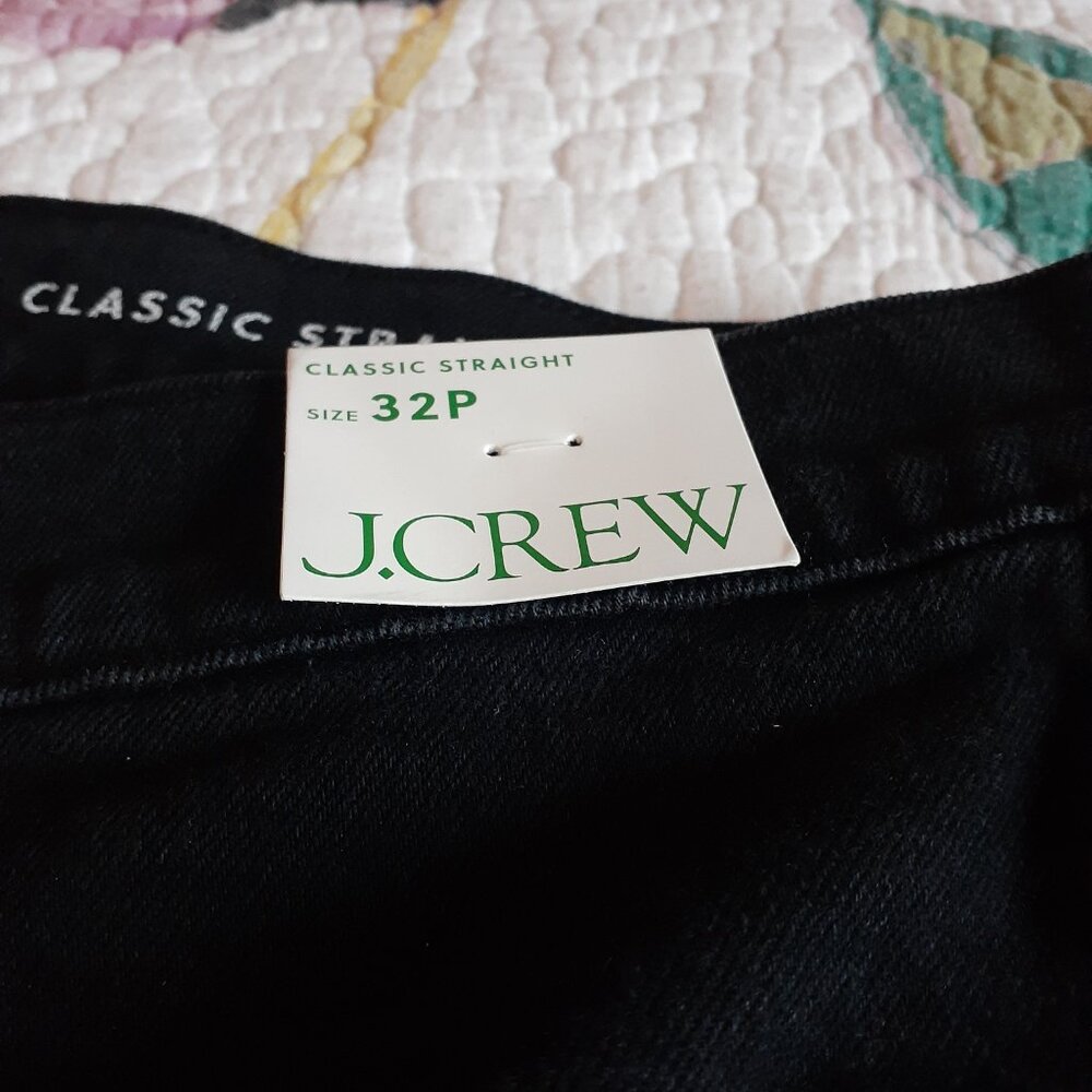 J. Crew Black Petite 32P Jeans